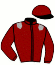 casaque portée par Pouchin A. jockey du cheval de course SAJIR, information pmu ZETURF