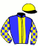 casaque portée par Hardouin E. jockey du cheval de course MAROONED, information pmu ZETURF casaque portée par Hardouin E. jockey du cheval de course MAROONED, information pmu ZETURF
