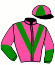 casaque portée par Ryan R. jockey du cheval de course STARLUST, information pmu ZETURF