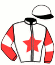 casaque portée par Velon Mlle M. jockey du cheval de course LAWRENCE (FR), information pmu ZETURF