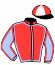 casaque portée par Stromboni T. jockey du cheval de course LADYDOC (FR), information pmu ZETURF