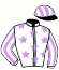 casaque portée par Nicco Mlle A. jockey du cheval de course WINDY WELLY (FR), information pmu ZETURF
