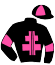casaque portée par Vidal G. jockey du cheval de course IAMOS DU VAL (FR), information pmu ZETURF