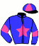 casaque portée par Tintillier A. jockey du cheval de course HAPPY LE FOL (FR), information pmu ZETURF