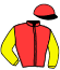 casaque portée par Ouvrie F. jockey du cheval de course ECLAT DES NOIX (FR), information pmu ZETURF