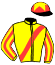 casaque portée par Bachelot T. jockey du cheval de course LOS ALTOS (FR), information pmu ZETURF