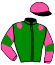casaque portée par Blondel F. jockey du cheval de course BLACK NIGHT (FR), information pmu ZETURF