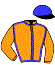 casaque portée par Verva Pie. Y. jockey du cheval de course FLICFLAC DU LOGIS (FR), information pmu ZETURF