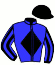 casaque portée par Santiago Mlle D. jockey du cheval de course GALLINA DU MOULIN (FR), information pmu ZETURF