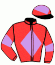 casaque portée par Barzalona M. jockey du cheval de course HOT PINK (IE), information pmu ZETURF