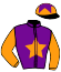 casaque portée par Re G. jockey du cheval de course IVAVITE GENE (FR), information pmu ZETURF