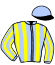 casaque portée par Messager M. jockey du cheval de course HERCULE DE FORGES (FR), information pmu ZETURF