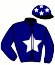 casaque portée par Goop Bjo. jockey du cheval de course COUNTRY DES OBEAUX, information pmu ZETURF