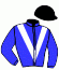 casaque portée par Busset Th. jockey du cheval de course ILLUSION CASTELETS, information pmu ZETURF