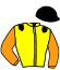 casaque portée par Sanchez Gar. jockey du cheval de course AGAMEMNON, information pmu ZETURF