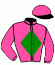 casaque portée par Flandrin B. jockey du cheval de course NUIT D'ORAGE, information pmu ZETURF