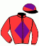 casaque portée par Millet G. jockey du cheval de course L'IMPREVUE, information pmu ZETURF