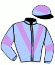 casaque portée par Forest M. jockey du cheval de course KISSOURI, information pmu ZETURF