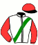 casaque portée par Forest M. jockey du cheval de course LECKER MAEDCHE, information pmu ZETURF