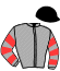 casaque portée par Hardouin E. jockey du cheval de course STREET REBEL, information pmu ZETURF