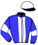casaque portée par Fournigault G. jockey du cheval de course EUROPA THONIC, information pmu ZETURF
