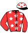 casaque portée par Trullier T. jockey du cheval de course PRINCESS GLITTERS, information pmu ZETURF
