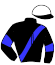 casaque portée par Ouvrie F. jockey du cheval de course JOKER DARLING, information pmu ZETURF
