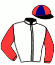 casaque portée par Lemaitre A. jockey du cheval de course ENGALIWE, information pmu ZETURF
