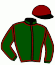 casaque portée par Trullier T. jockey du cheval de course MADAME LA MARQUISE, information pmu ZETURF