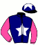 casaque portée par Nicco Mlle A. jockey du cheval de course MATTINA FORZA, information pmu ZETURF