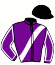 casaque portée par Paleau L. jockey du cheval de course JERICHO DE RETZ, information pmu ZETURF