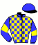 casaque portée par Seguy V. jockey du cheval de course PORT ETIENNE, information pmu ZETURF casaque portée par Seguy V. jockey du cheval de course PORT ETIENNE, information pmu ZETURF