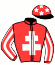 casaque portée par Pouchin A. jockey du cheval de course ROCHEUX, information pmu ZETURF casaque portée par Pouchin A. jockey du cheval de course ROCHEUX, information pmu ZETURF