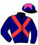 casaque portée par Moutard Jer. jockey du cheval de course ELLERTON, information pmu ZETURF