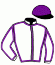 casaque portée par Salton Mlle L. jockey du cheval de course FREE BREATH, information pmu ZETURF