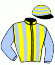 casaque portée par Daifi Mlle A. jockey du cheval de course ETHION, information pmu ZETURF casaque portée par Daifi Mlle A. jockey du cheval de course ETHION, information pmu ZETURF