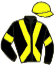 casaque portée par Pouchin A. jockey du cheval de course MY TAKY TAKY LP RS, information pmu ZETURF casaque portée par Pouchin A. jockey du cheval de course MY TAKY TAKY LP RS, information pmu ZETURF