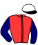 casaque portée par Lamaziere L. jockey du cheval de course JADE D'ALLIGNY, information pmu ZETURF