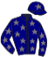 casaque portée par Pouchin A. jockey du cheval de course BENIMARU, information pmu ZETURF