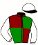 casaque portée par Guyon M. jockey du cheval de course TECUMSEH, information pmu ZETURF