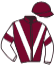 casaque portée par Grandin M. jockey du cheval de course HEYTESBURY LANE, information pmu ZETURF