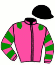 casaque portée par Mosse A. jockey du cheval de course JOYEUSE DE ROMAY, information pmu ZETURF