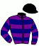 casaque portée par Besnier H. jockey du cheval de course NEROKAS, information pmu ZETURF