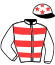 casaque portée par Belleveaux J. jockey du cheval de course LOVE KILLS, information pmu ZETURF