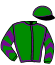 casaque portée par Thonnel Mlle C. jockey du cheval de course INAKY DE TAGOR, information pmu ZETURF
