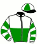 casaque portée par Touron G. jockey du cheval de course JERICHO DU BELLAY, information pmu ZETURF