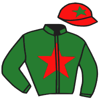 casaque portée par Boutin Hug. jockey du cheval de course MAGIC TUNIS, information pmu ZETURF