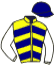 casaque portée par Bon G. jockey du cheval de course GODAKA, information pmu ZETURF
