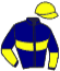 casaque portée par Veron F. jockey du cheval de course BLOU LAGOON, information pmu ZETURF casaque portée par Veron F. jockey du cheval de course BLOU LAGOON, information pmu ZETURF