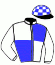 casaque portée par Broust F. jockey du cheval de course ITOKO DU BOCAGE, information pmu ZETURF